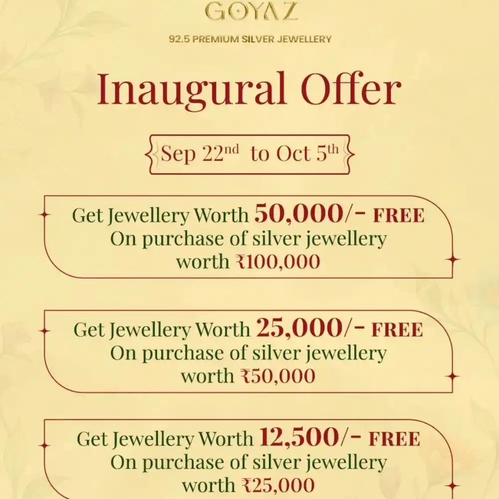 Offer image: 🎉 FLAT DEALS ALERT – Get FREE ₹50,000 Jewellery Offer | ✨💎