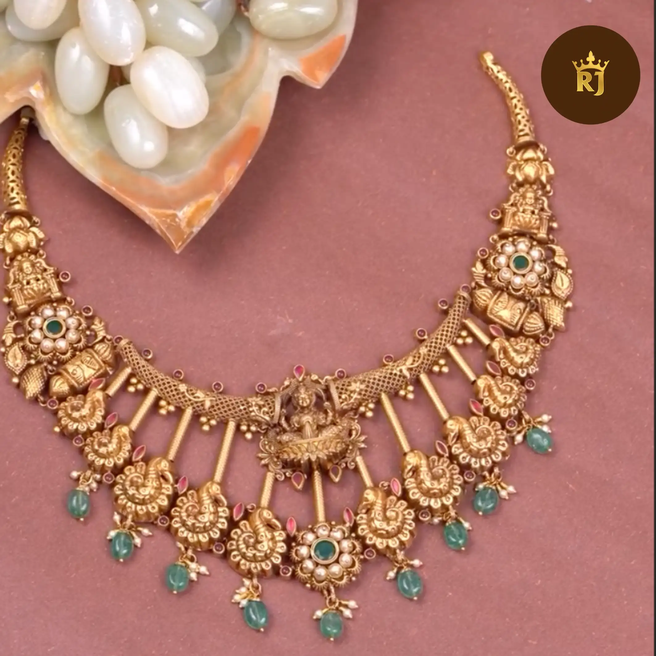 Design image - Royal Antique Lakshmi Nakshi Gold Necklace ✨🔱