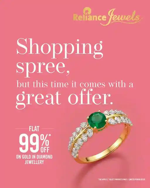 Offer image: ✨FLAT 99% OFF Gold Offer 💥 SAVE Big Festive Deals💎✨