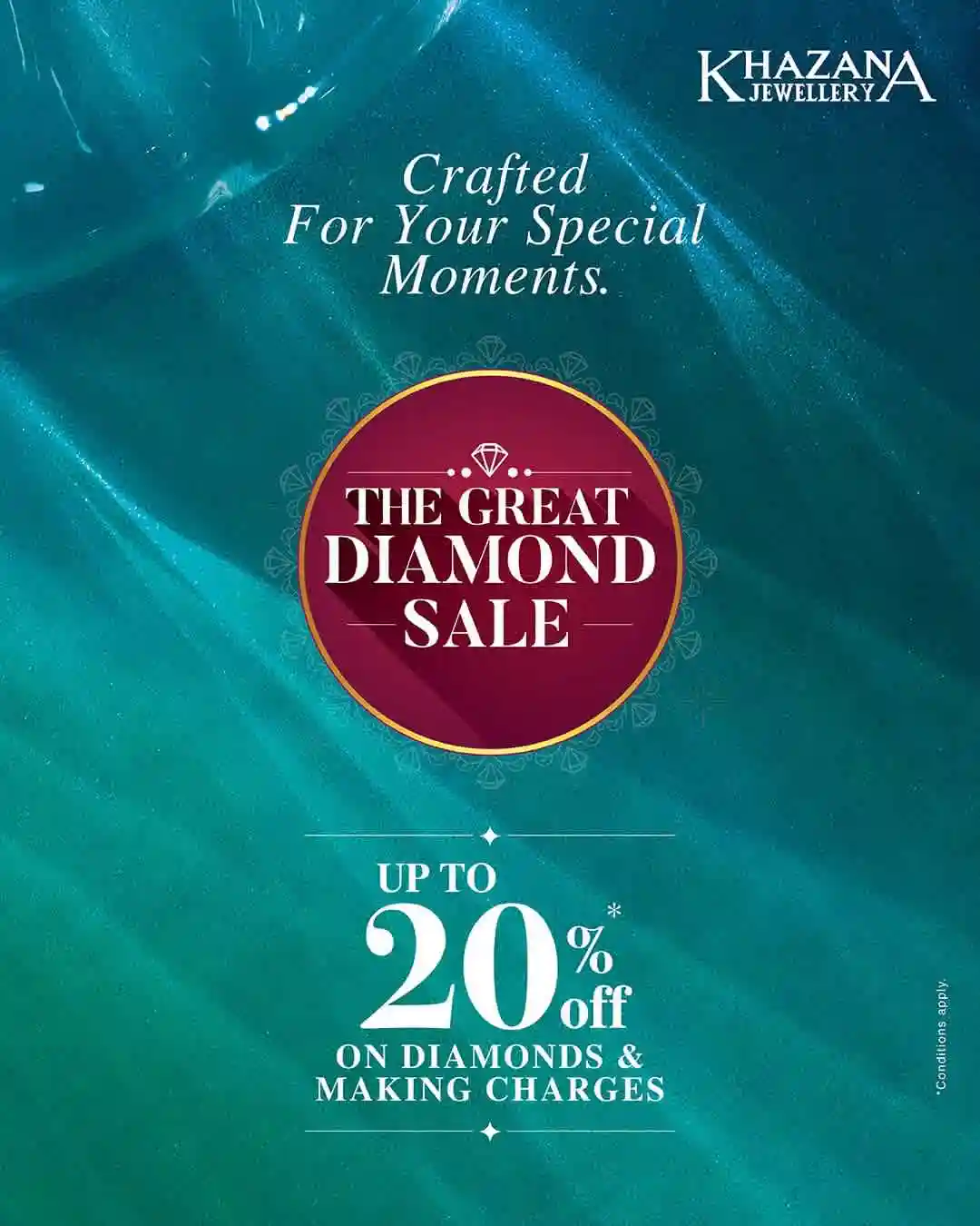 Offer image: 💎 Great Diamond Sale – Save Up to 20% ✨