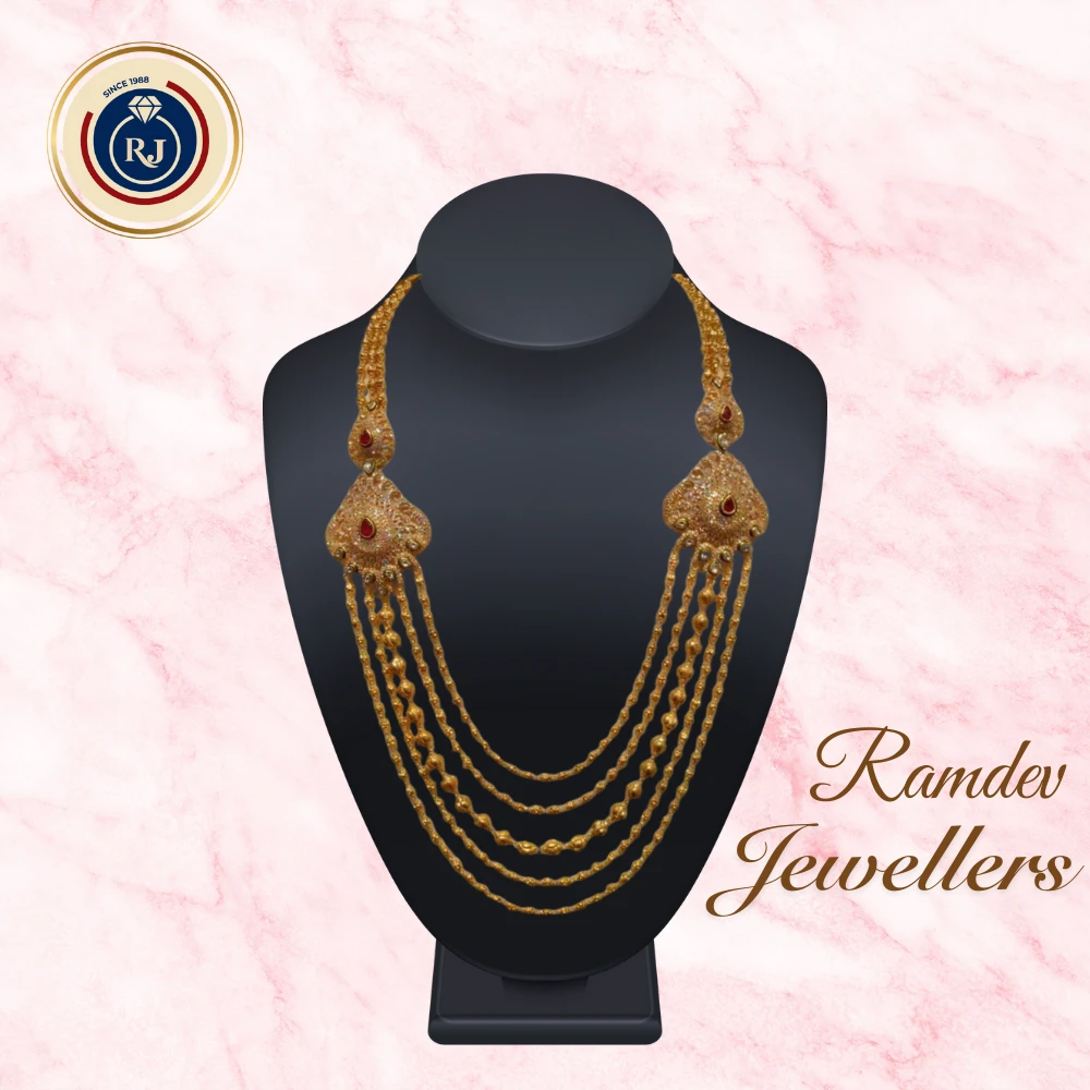 ✨ Golden Layers of Elegance – Only at Ramdev Jewellers 💛