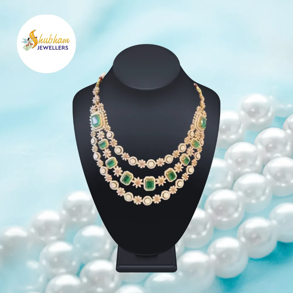💚✨ Shubham’s Emerald Bloom – A Dazzling Symphony of Sparkle & Grace! 💎🌸