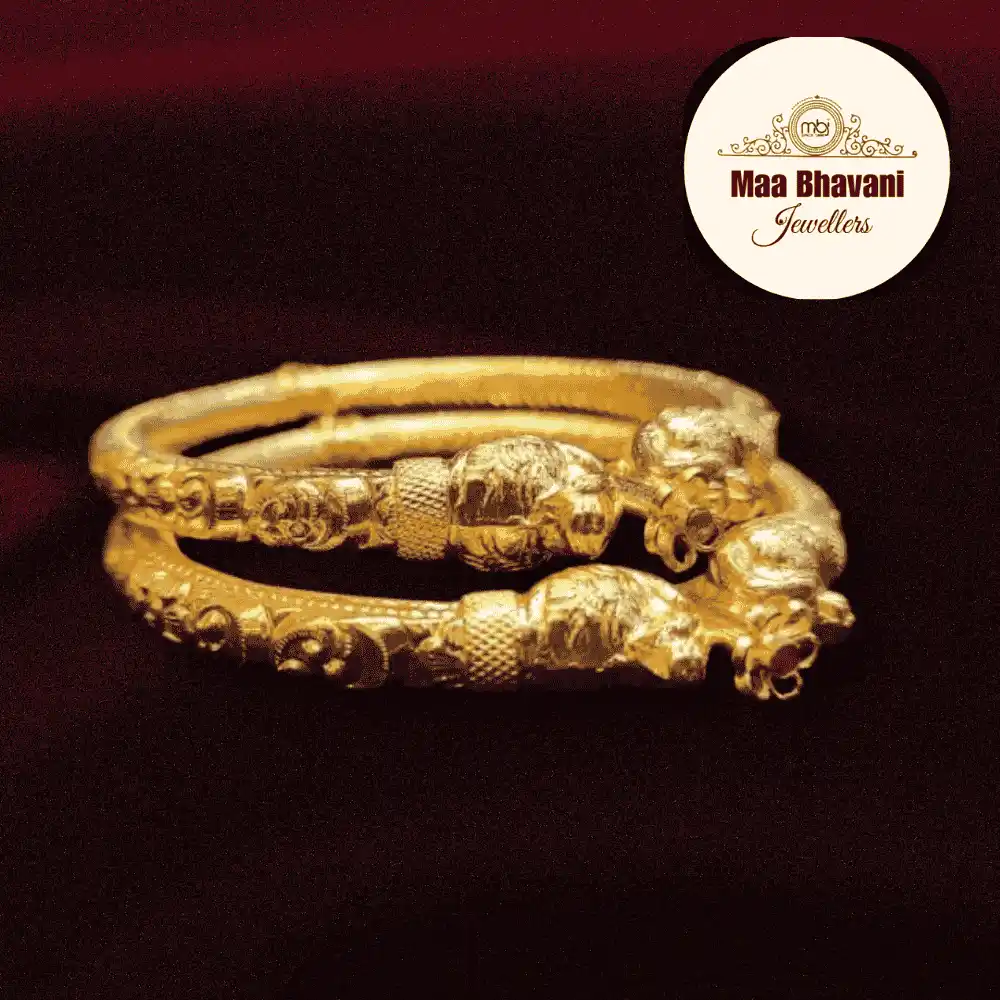 💫 Timeless Gold Bangles Crafted with Grace – Only at Maa Bhavani Jewellers