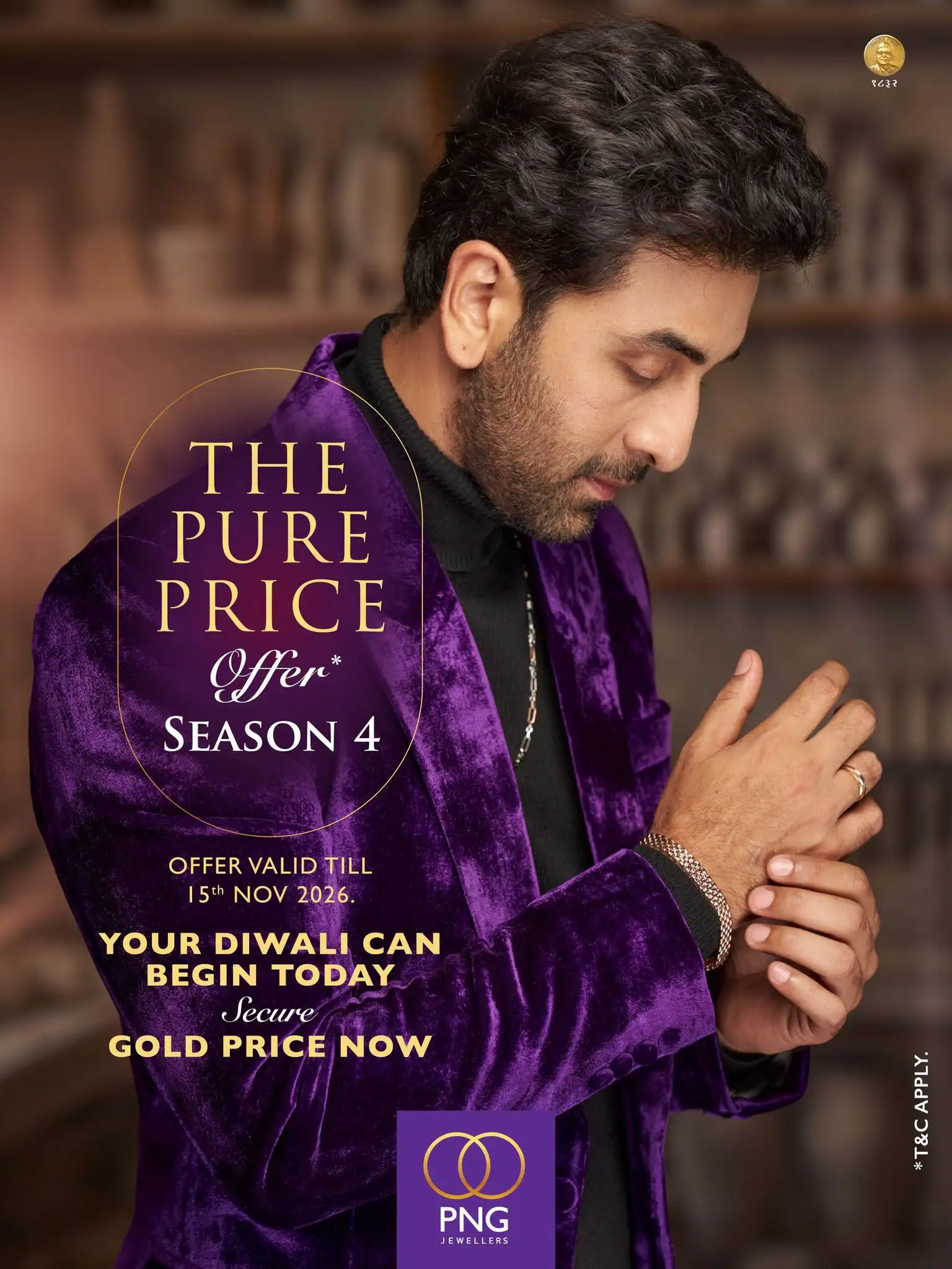 Offer image: ✨ PNG Pure Price Offer – Lock Diwali Gold Rate 💰